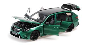 BMW M5 TOURING - 2024 - GREEN METALLIC Minichamps 1:18 Metallmodell mit zu öffnenden Hauben und Türen!